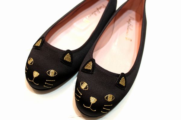 PrettyBallerinas × MUVEIL プリティバレリーナ 猫ちゃんバレエシューズ