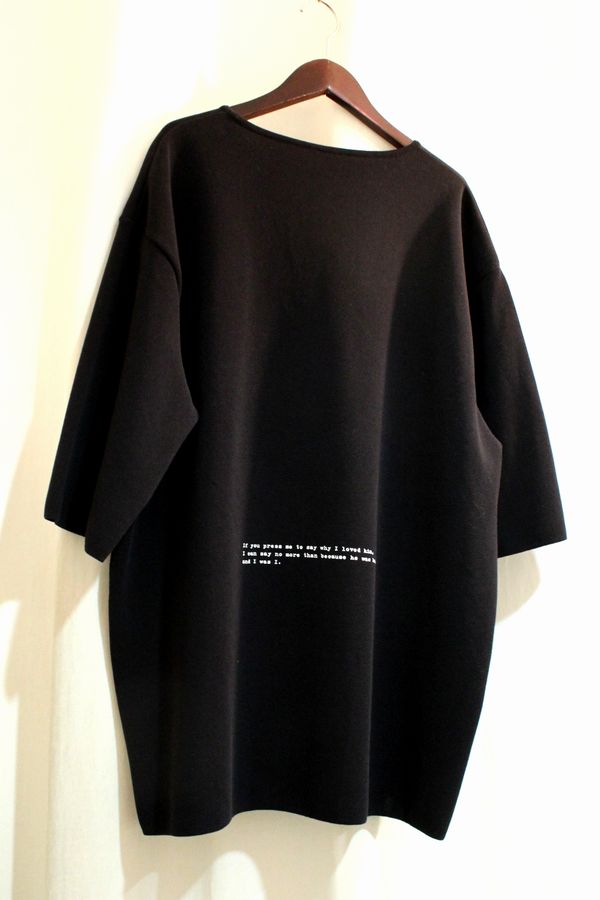 ESSAY 16SS milano rib knit T-shirt ニットTシャツ