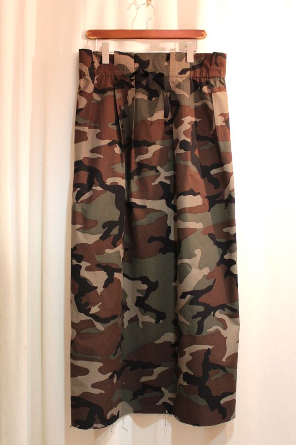 JOHNLAWRENCESULLIVAN ジョンローレンスサリバン 17SS カモフラージュスカート