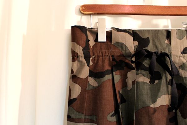 JOHNLAWRENCESULLIVAN ジョンローレンスサリバン 17SS カモフラージュスカート