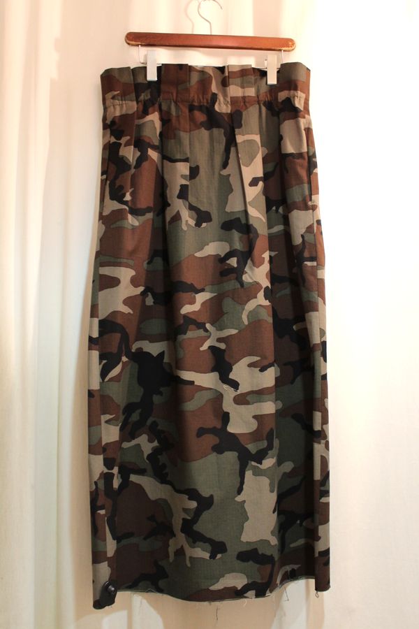 JOHNLAWRENCESULLIVAN ジョンローレンスサリバン 17SS カモフラージュスカート