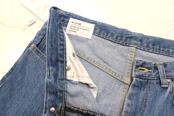 ALLEGE アレッジ 17SS DENIM PANTS バギーデニム