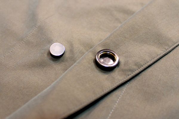 AURALEE オーラリー 17SS FINX CHAMBRAY BIG SOUTIEN COLLAR COAT コート