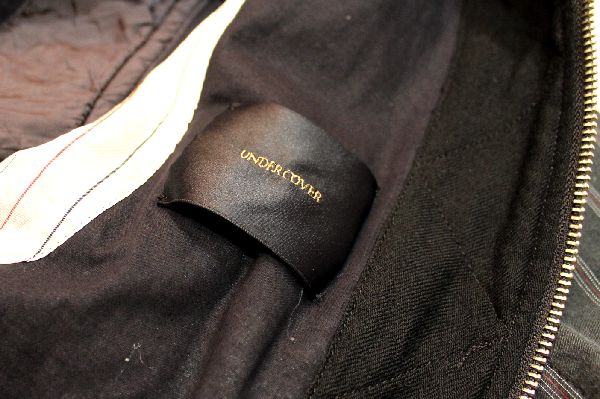 UNDERCOVER アンダーカバー 17SS ストライプ裏縮絨MA-1 ジャケット