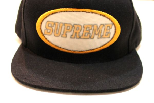 SUPREME シュプリーム 16AW OVERLAY 5-PANEL CAP キャップ